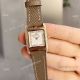 Swiss Replica Hermes Cape Cod Rose Gold Watches with Black Elongated Leather Strap (6)_th.jpg